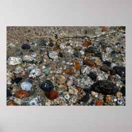 Poster Seixos de Granito no Lago Tenaya em Yosemite