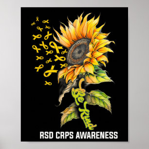 Poster Seja Bonito, Rsd De Girassol Sensibilização.