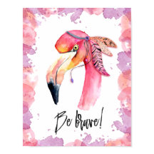 Seja Brave Flamingo