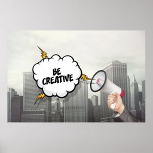 Poster Seja criativo