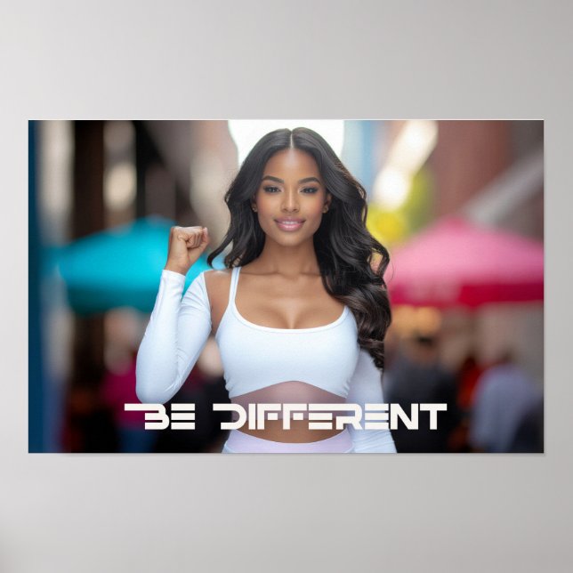 POSTER SEJA DIFERENTE (Frente)