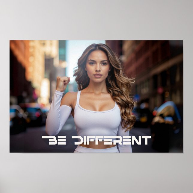 POSTER SEJA DIFERENTE (Frente)