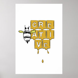 Poster Seja (e) criativo