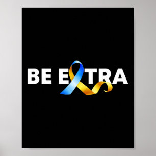 Poster Seja Extra Mês de Conscientização sobre Síndrome d