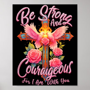 Poster Seja Forte E Corajoso Pois Estou Com Você Anjo W