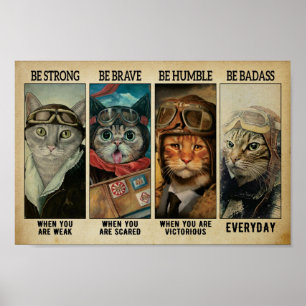 Poster Seja forte seja corajoso seja humilde