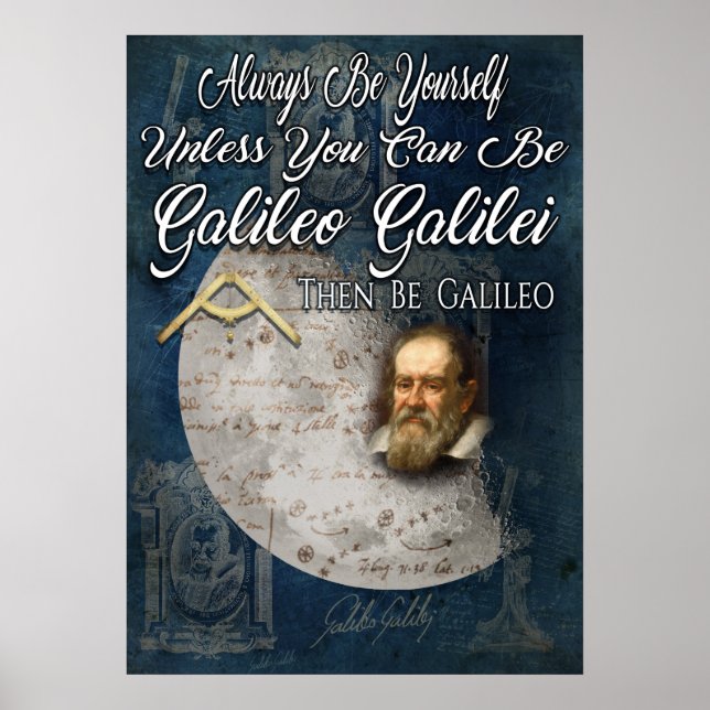 Poster Seja Galileu Galilei (Frente)