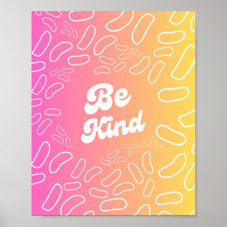Poster Seja gentil com a inspiração