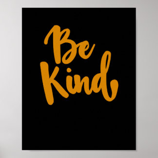 Poster Seja gentil com o adesivo de aspas