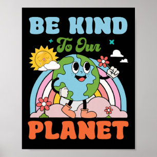 Poster Seja gentil com o nosso planeta Terra Dia 2025 55