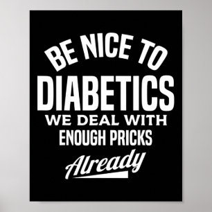 Poster Seja legal em Diabetes Tipo 1