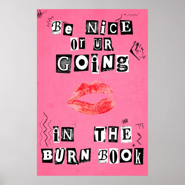 Poster Seja legal ou você vai para o Burn Book