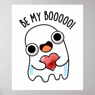 Poster Seja Meu Boo Engraçado Fantasma