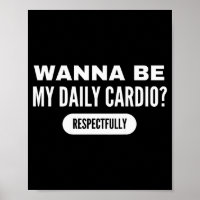 Seja Meu Cardio Diário Frase Engraçada de Academia