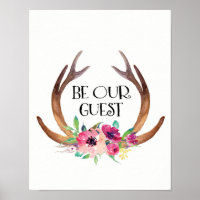 Seja nosso convidado Deer Antler e Flores