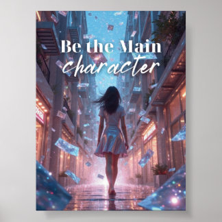 Poster Seja o personagem principal - Dando poder à adoles