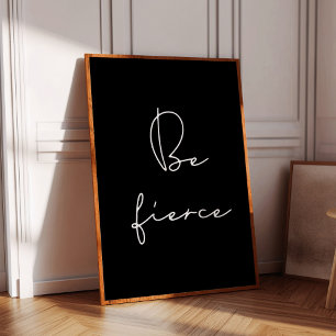 Poster Seja pia batismal branca feroz