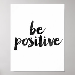 Pôster Seja positivo