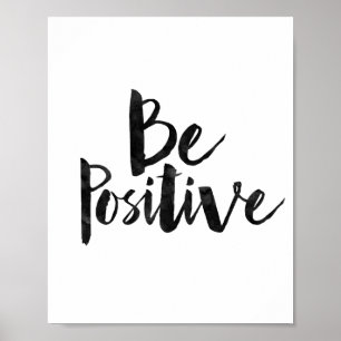 Pôster Seja positivo