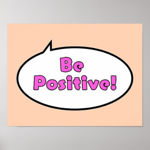Poster Seja Positivo!