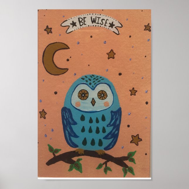 poster "Seja sábio" (Frente)