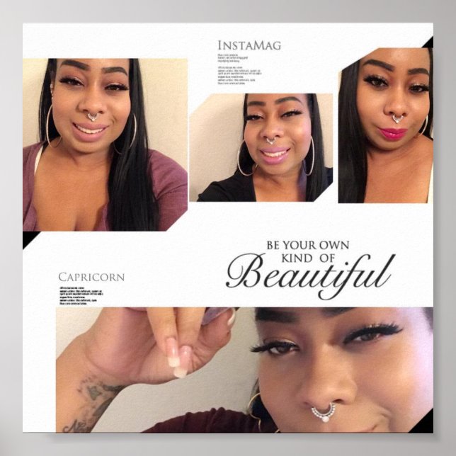 Poster Seja Seu Próprio Tipo Bonito (Frente)