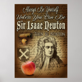 Poster Seja Sir Isaac Newton