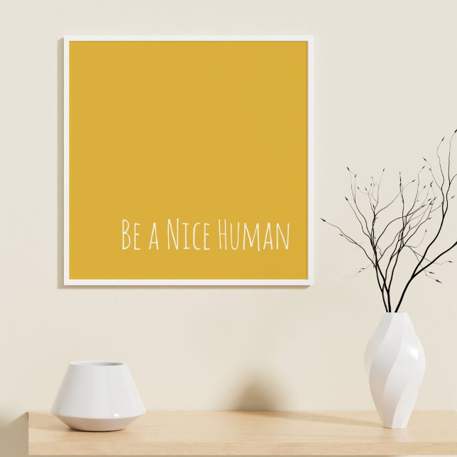 Poster Seja um bom humano | Bondade De Dizer (Criador carregado)