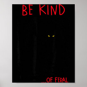 Poster Seja Um Espelho Preto Engraçado Meio Selvagem Góti