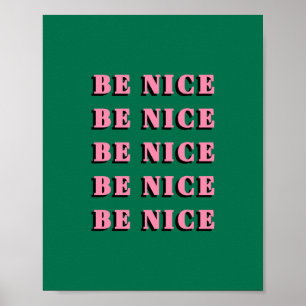 Poster Seja uma citação motivacional