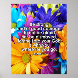 Pôster Seja uma escritura de Bíblia forte