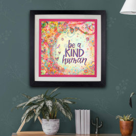 Poster Seja uma inspiração Bonito humana inspiradora