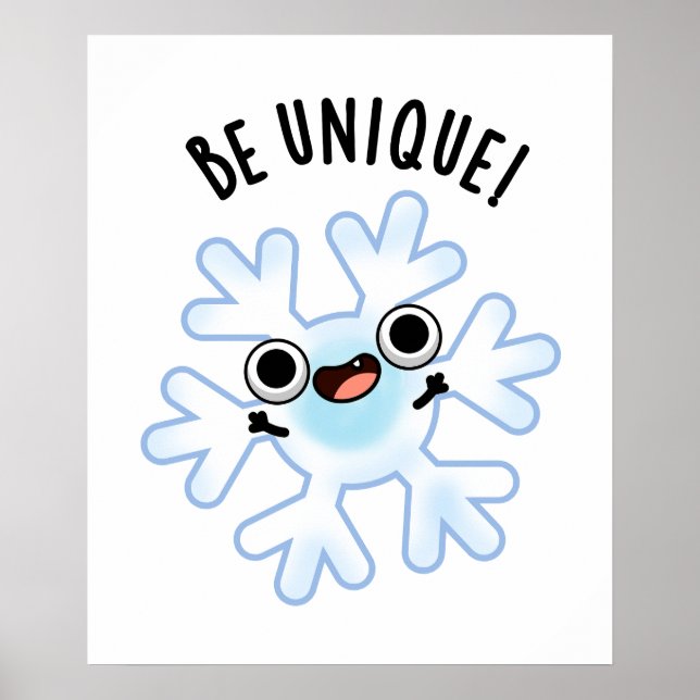 Poster Seja Uniforme Frio de Neve Engraçado (Frente)