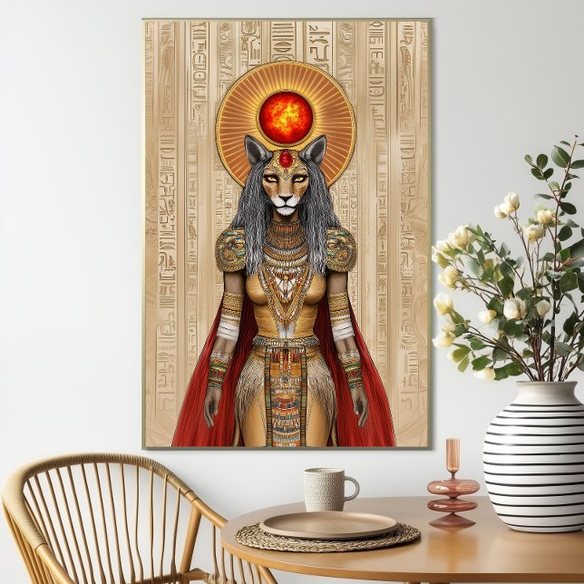 Poster Sekhmet: Deusa Leoa Egípcia (Criador carregado)