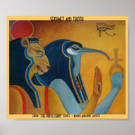 Pôster Sekhmet e Thoth