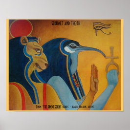 Pôster Sekhmet e Thoth