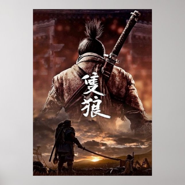 Poster Sekiro Shadows morre duas vezes (Frente)