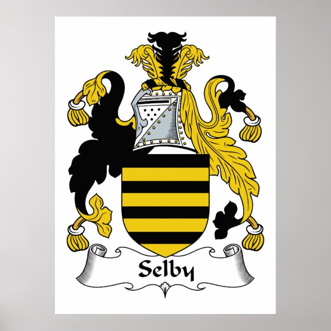 Pôster Selby Family Crest (Frente)