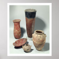 Seleção de vasos, Período Nqada I/II, 4000-3100