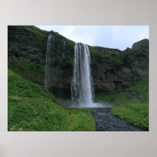 Poster Seljalandsfoss Waterfall