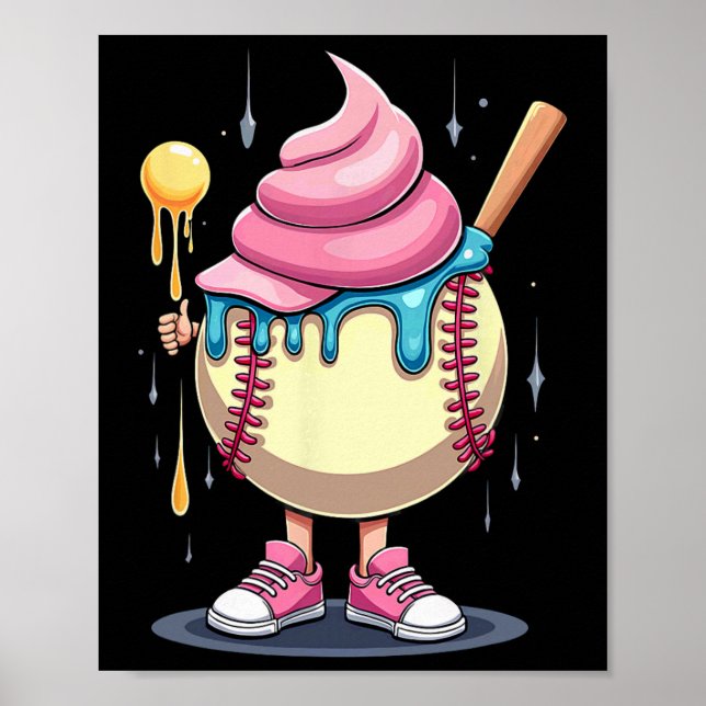 Poster Sell Ice Cream Drip _5  (Frente)