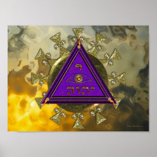 Pôster Selo da lei viva da luz