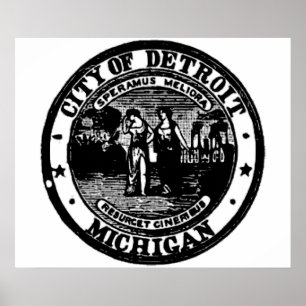 Pôster Selo de Detroit