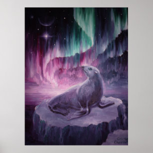 Poster Selo de solitário triste