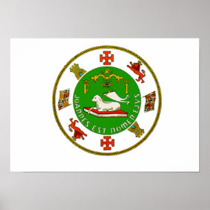 Pôster Selo do estado de Puerto Rico