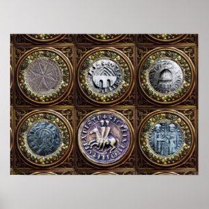 POSTER SELO DO MODELO KNIGHTS