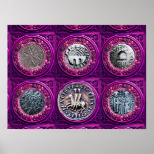 POSTER SELO DO MODELO KNIGHTS