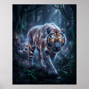 Poster Selva da Nebulosa do Tigre Cósmico