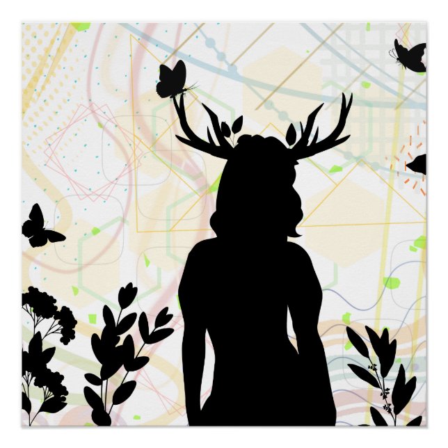 Pôster Selvagem Com a Natureza (Frente)