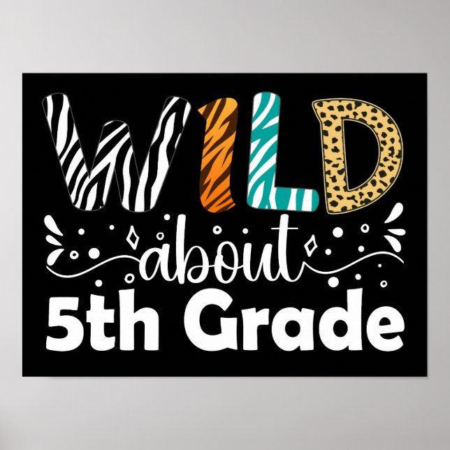 Poster Selvagem Sobre 5 De Volta À Engraçada Escola (Frente)